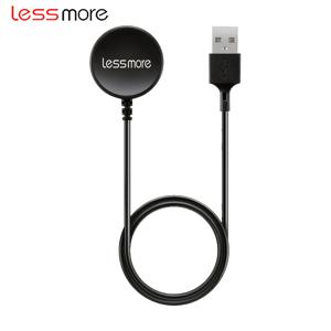 TEMU Lessmore 자석 USB 시계 충전 케이블 - 7/6/5/4/3/2/1용 빠른 충전, 액티브 및 클래식 모델, 유연한 암과 안전한 자석 도크가 있는 내구성 있는 블랙 디자인, 휴대용 및 고품질 USB 커넥터