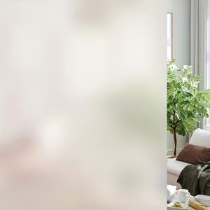 TEMU 창문 프라이버시 필름, 유리 창용 무광 단열 보호 필름, 전기적 접착식 비점착 욕실 및 사무실 사용 도어 스티커