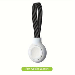 TEMU 보놀라 USB Type-C 브레이디드 충전 케이블 및 자기 무선 충전기, Apple Watch 시리즈 3/4/5/6/7/8/9/10과 호환, USB 전원 모드가 있는 휴대용 시계 충전기, 암컷-암컷 커넥터, 비방수, Apple Watch용 36V 이하 작동 전압