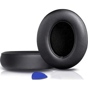 TEMU Beats Studio 2 & Studio 3 유선 및 무선 헤드폰용 교체 이어 패드 쿠션, 메모리 폼이 있는 이어 패드, 추가 두께