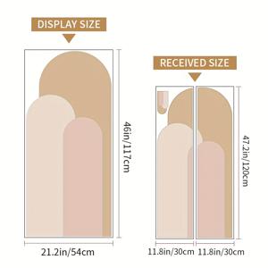 TEMU 스카이프래그런트 1세트 기하학 비닐 벽 스티커, 21.2인치*46인치, 광택 있는 불규칙한 모양, 자체 접착식 우주 테마 장식 거실, 침실, 옷장, 사무실, 가정 벽 데칼, 전기 없이 분리 가능
