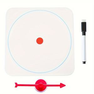 TEMU 6가지 종류의 지울 수 있는 회전 자석 타일, 포인터 도구, 무작위 그림, 교사를 위한 교수 자료, 가족 및 교실 상호 작용, 글자, 단어, 수학 등 학습, Hoojojo