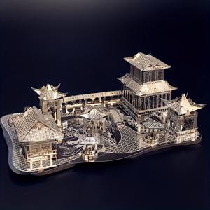 TEMU 3D 금속 모델 키트, DIY 조립, 높은 어려움의 금속 퍼즐, 창의적인 데스크톱 보석에 적합, 크리스마스와 생일 선물에 매우 적합
