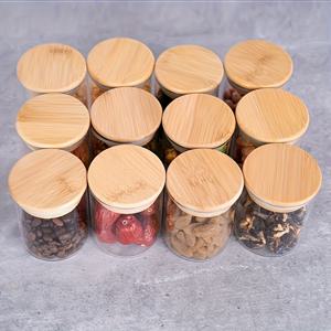 TEMU 1SET-12-6-4pcs 유리 보관병, 투명한 고성능 보로실리케이트 재질로 제작, 음식 보관용 밀봉된 바마루 뚜껑을 갖추고, 차, 커피 빈, 설탕, 과자, 쿠키, 향신료, 가정용 주방 용품을 위한 휴대용 투명 음식 용기.