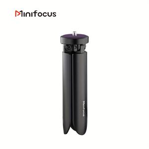 TEMU MINIFOCUS 알루미늄 합금 미니 삼각대 안정화기, 휴대용 데스크탑 트라이포드 스탠드, 카메라 DSLR용 1/4인치 나사 컴팩트 메탈 삼각대, 스무스 4, 크레인 플러스, 크레인 2, 오스모 모바일, 로닌-S, 빈블 2, 짐벌 핸들 안정화기 및 모든 카메라에 적합, 셀카 및 비디오 라이브 스트리밍용