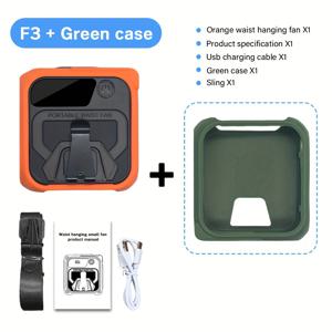 TEMU 10000mAh 전원 은행이 있는 휴대용 미니 팬, 조절 가능한 5단계 목 팬, USB 충전식, 손전등 및 휴대 전화 충전 기능이 있는 3-in-1 휴대용 미니 팬|보조배터리|캠핑선풍기|후레쉬