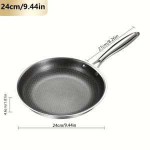 TEMU 1pc 304 스테인레스 스틸 비스턴 프라이팬 세트 - 7.87