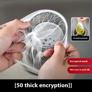 TEMU 50//200개는 주방 청소에 필수적입니다! 미세한 메쉬가 있는 일회용 싱크 필터, 싱크와 야채 바닥에서 배출되는 폐기물의 효율적인 중계, 바닥 배수구에도 적합합니다. 배수구를 막지 않도록 쉽게 유지하면 주방은 막힘의 문제를 떠나갑니다.