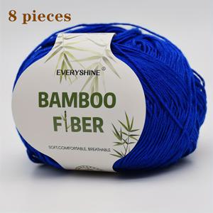 TEMU 8pcs 100% 대나무 섬유 야름, 손으로 뜨기 및 크로셰 티셔츠, 숄, 스카프, 스웨터, 재킷, 모자, 조끼, 스카프 및 기타 DIY 공예 프로젝트 액세서리 봄, 여름, 가을에 적합한 부드럽고 편안한 야름 400g Tota|뜨개실