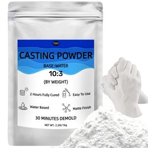 TEMU 1KG/2KG/3KG 빠른 건조 및 고속 굳힘 레진 캐스팅 분말, 간단한 DIY 공예 모델, 도자기, 세라믹 석고 장식 조각, 초보자에게 적합, 다목적, 예술적, 창의적 및 다기능 DIY 캐스팅 모양 공급품(2.2 파운드/4.4 파운드/6.6 파운드)