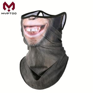 TEMU MVPTOO 3D 프린트 스카프 매달린 귀 동물 밴다나 사이클링 발라클라바 모터사이클 풀 페이스 마스크 커버 야외 모터사이클 레이스 넥 가이터 워머