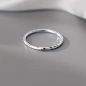 TEMU 엘레강트 클래식 925 스털링 실버 반지, 심플한 디자인 밴드, 도금 없음 – 일상 착용에 이상적, 마디 그라, 파티용 다재다능한 주얼리, 데이 선물 – 모든 계절에 적합|반지