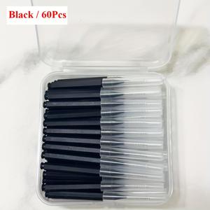 TEMU 60개 미니 눈썹 & 속눈썹 브러쉬 - 구부릴 수 있는 일회용 메이크업 어플리케이터, 완벽한 눈썹 모양 & 마스카라 적용용