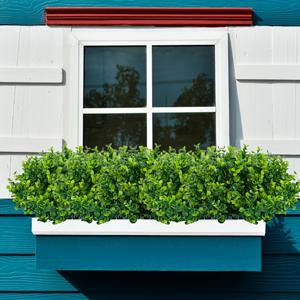TEMU 12개 패키지 UV 방지 인공 박쥐 shrubs - 실외 파티오 장식, 가정 장식, 결혼식, 정원용 인공 봄 가을 shrubs - 플라스틱 녹색으로 포트 없음, 부활절, 크리스마스, 데이, 어머니의 날, 다용도 방 형식 장식 | 인공 녹색 | 내구성 있는 플라스틱, 인공 식물