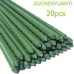 TEMU 20개입 튼튼한 그린 가든 식물 지지대 - 60cm/1.97ft, 토마토·채소·꽃·허브용, 견고하고 설치 쉬운 정원 및 농업 필수품, 심플 디자인, 신뢰할 수 있는 구조, 채소 재배자용