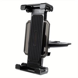 TEMU 유니버설 4-13 인치 태블릿 스탠드 홀더, ABS 소재, 자동차 CD 슬롯 브래킷, iPad Pro, Mini, Xiaomi, Samsung Tab, PC, iPhone, 안전한 잠금 설계|태블릿PC