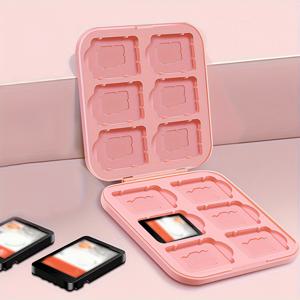 TEMU 닌텐도 스위치용 게임 카드 케이스 - 게임 및 SD 카드용 12+12칸 실리콘 24슬롯 거치대