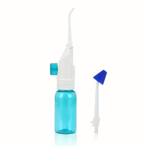 TEMU 휴대용 워터 플로서 및 칫솔 콤보, 3개의 제트 팁 포함 - 배터리 없는 구강 세척기, 깊은 청소와 얼룩 제거, 치간 클리닝에 적합, 가정 및 여행용