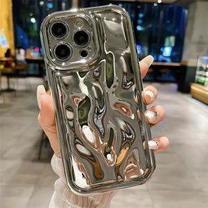 TEMU IPhone 15, 14, 13, 12, 11 Pro Max Pro SE 2020 X XR XS XSMax 8, 7 Plus 용 전기 도금 운석 보호 전화 케이스