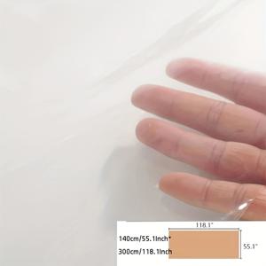TEMU 1개 투명 PVC 식탁보, 쉽게 청소 가능한 다이닝 및 파티용, 홈 키친 장식에 완벽함, 정사각형
