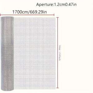 TEMU 갈vanized wire mesh fence의 코일, 정원 fence 나무 보호 용접 wire mesh, 용접 후 핫 딥 갈vanized, wire mesh, wire mesh, wire mesh, 닭장, 애완동물 fence 또는 채소 정원