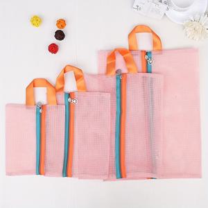 TEMU 4/4pcs 다용도 메쉬 여행용 보관 가방 - 옷, 신발 및 액세서리용 휴대용 메쉬 가방 - 쉽게 포장할 수 있는 보관 가방, 상자, 캐비닛, 랙, 야외 보관