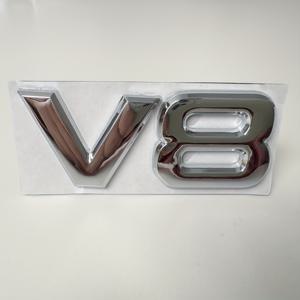 TEMU V8 엔진 금속 변형 자동차 엠블럼 - 자체 접착 스티커, 범용 맞춤, 블랙 & 실버 매트 핏, 자동차 외부 장식에 이상적, 자동차 장식 | 현대 자동차 엠블럼 | 금속 핏, 자동차 엠블럼