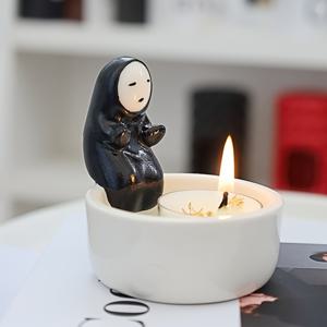 TEMU 매력적인 세라믹 노페이 캔들 홀더 - 크리스마스, 할로윈, 부활절, 추수 감사절을 위한 아름다운 테이블 톱 장식 - 세련된 디자인, 계절 장식, 세련된 장식, 캔들 홀더 장식