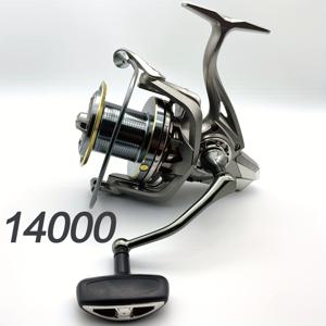 TEMU NGK8000-14000 금속 스피닝 낚시릴, 양손용, 스테인레스 스틸, 20KG 최대 드래그, 해양 낚시, 긴 캐스팅, 낚시 라인 휠과 함께