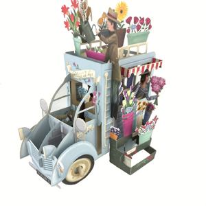 TEMU 3D 팝업 생일 축하 카드 - 절묘한 만화 디자인, 레이저 컷 종이 아트워크, 누구에게나 완벽 - 친구 & 가족을 위한 이상적인 선물, 파티 장식 & 책상 액세서리