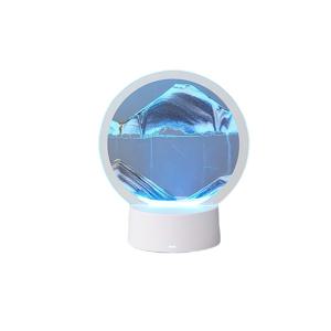 TEMU 다이내믹 샌드 아트 램프, 3D 움직이는 샌드 그림 LED 나이트 라이트, 침실용 창의적인 아메비언 멀티 컬러 장식, 크리스마스 및 휴일 장식, 배터리 없음, ≤36V