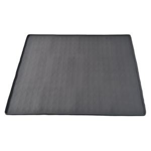 TEMU 1개 실리콘 개 소변 패드 홀더 - 24x24인치 누수 방지 높은 가장자리 디자인, 휴대용 배변 트레이, 집에서 사용하는 강아지 훈련용 내구성 있는 사각형 바닥 보호대, 쉬운 세척 재질|배변패드