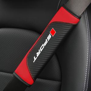 TEMU 2개 세트의 탄소 섬유 자동차 시트 벨트 패드 커버와 스펀지 충전재, 아우디 for bmw 폭스바겐 토요타 차량용 유니버설 가죽 어깨 스트랩 쿠션