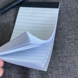 TEMU 5개 3x5인치 줄무늬 메모패드 - 각 30장, 휴대용 혼합 색상 필기용 메모 패드, 고품질 종이, 사무실 및 여행용 정리, 간단한 디자인, 표준 사이즈
