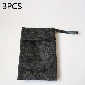 TEMU 3/5개 나일론 비누 거품 메쉬 백 더블 레이어 두꺼운 비누 가방 걸이형 샤워 젤 파우치 거품 스크러버 청소 도구