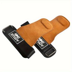 TEMU 2pcs 두꺼운 전원 밴드, 데드리프트 체육관 장갑 - 그립 스트랩, 남성 및 여성용 풀업 손바닥 보호자, 파이버 소재, 손바닥 보호 장비 | 그립 스트랩 | 내구성 있는 손바닥 보호자, 풀업 바 액세서리