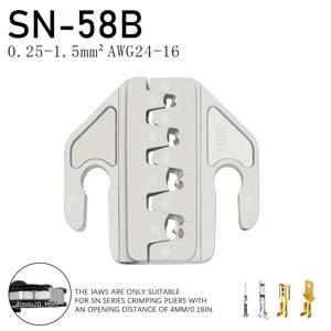 TEMU 전문 전기공의 압착 도구 키트 - 니켈 도금 합금강, 4mm 폭 슬롯 잇대 압착용 - SN-02C, 03H, 06, 06WF, 58B, 2549, 2546B