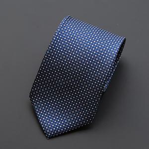TEMU 남성용 전문적인 넥타이 - 파란 줄무늬 & 도트, 폭 8cm, 폴리에스테르, 손세탁/드라이클리닝, 비즈니스 정장에 완벽