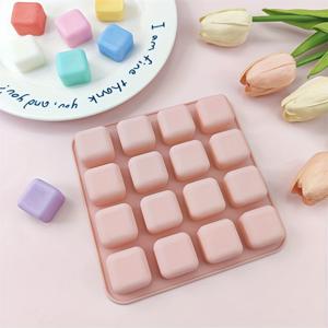 TEMU 16-구멍 실리콘 초콜릿, 케이크 굽기, DIY 공예, 비누 만들기 - 식품 등급 노스틱 베이크웨어, 캔들 왁스, 젤리, 푸딩용 비충전 몰드