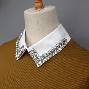 TEMU 1개 빈티지 칼라, 봄/여름/가을/겨울용 탈착식 고급 비즈 반짝이 수제 네일 자수 우아한 품질