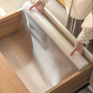 TEMU 1 롤 크기 23.6X59인치 에바 지우개 종이 롤, 오일 및 얼룩 방지, 붙지 않음, 미끄럼 방지 및 쉽게 청소할 수 있는, 서랍 매트, 주방 캐비닛, 냉장고에 적합, 절단 가능, 가정용 필수품