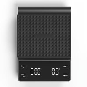 TEMU 타이머가 있는 미니 커피 저울 1개, 0.3g-3kg 고정밀 저울, 정확한 저울로 드립 컵에 적합, 휴대용 디지털 주방 소형 커피 저울 바리스타용
