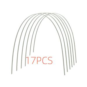 TEMU 17개 조립 불필요 70.7인치 방청 유리섬유 정원 후프 - DIY 심기 터널 및 온실 지지대, 상쾌한 침대, 천, 그리드, 그늘 천 및 행 커버에 적합
