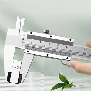 TEMU 정밀한 산업용 고정밀 탄소강 베니어 캘리퍼스와 스테인리스 스틸 오일 게이지, 가정 및 전문가용 내구성 측정 도구