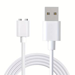 TEMU 5mm 6mm 10mm 자석 USB DC 충전기 케이블, 마사지기, 전기 칫솔, 개 훈련사, 얼굴 클렌저용 2.7ft 대체 오발 베이스 충전 코드 - ABS 소재, 0-5W 출력 전력, 배터리 필요 없음, 흰색, 2.7ft 충전 케이블 | 현대 충전 케이블 | 내구성 있는 충전 케이블