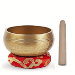 TEMU 3pcs/set, 티베트 스타일 싱잉 볼 세트 - 브론즈 스타일 - 쉽게 연주할 수 있음 - 진정한 손수 제작된 마음의 명상 전체 사운드 7 차크라 치유 선물 히말라야 바바라 (3인치/3.5인치)