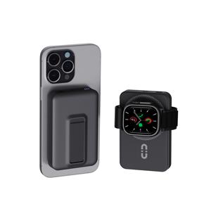 TEMU 무선 15W 고속충전 PD 22.5W QC 3.0 일체형 내장 거치대 보조배터리 10000mAh