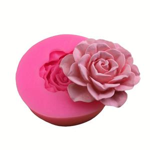 TEMU 2개, 장미 꽃 퐁당트 성형 틀, 3D 실리콘 성형 틀, 캔디 성형 틀, 초콜릿 성형 틀, DIY 케이크 장식 도구, 베이킹 도구, 주방용품