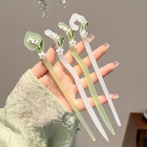 TEMU 4pcs/세트 우아한 중국 스타일 헤어 스틱 여성용 - 정상적인 머리 타입을 위한 고대 의상 헤어 액세서리, 머리 젓가락 도구 및 액세서리