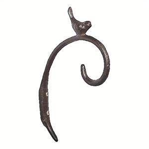 TEMU 1개/2개 미국 레트로 새 모양 헤비 캐스트 아이언 벽걸이 후크, 실내 차고 벽 울타리 설치에 적합, 화분, 랜턴, 옷, 열쇠, 일상 도구, 크리스마스, 발렌타인데이, 생일, 이사 선물, 후크에 적합
